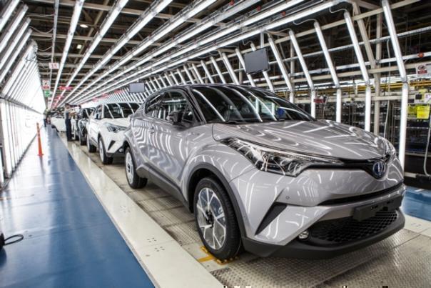 Im türkischen Toyota-Werk Sakarya rollt der erste C-HR vom Band.  Foto: Toyota